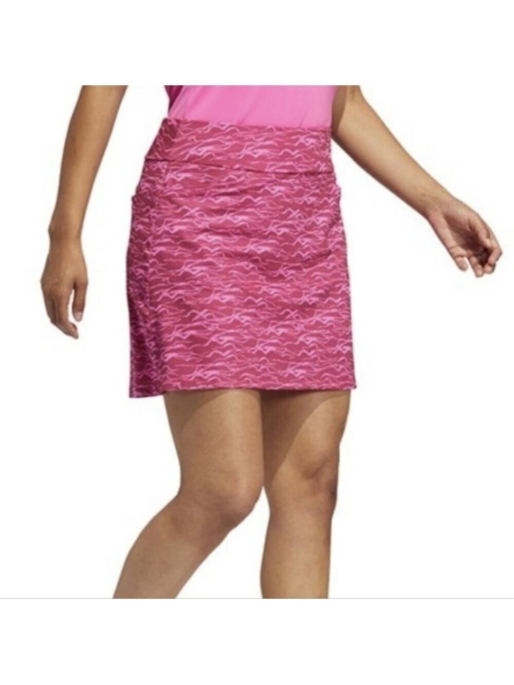 ADIDAS prime green magenta ultimate print skort size small
